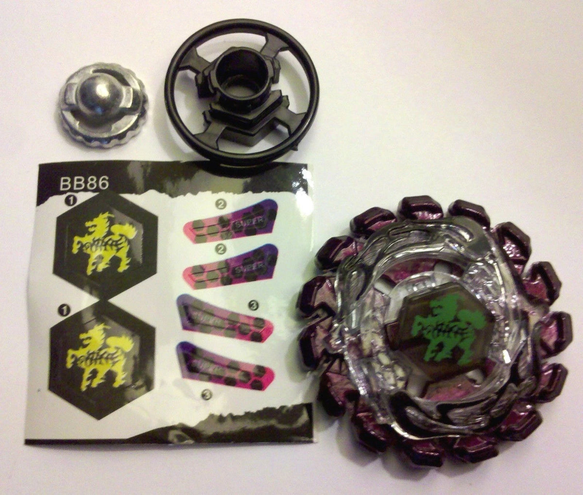 BEYBLADE KREISEL POISON ZURAFA (GIRAFFE) S130MB ANGRIFF/VERTEIDIGUNG BB-80C B-121