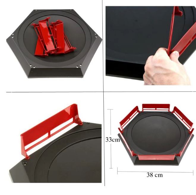 GROSSES STADIUM 38x33 cm FÜR BEYBLADE KREISEL – KAMPF-ARENA