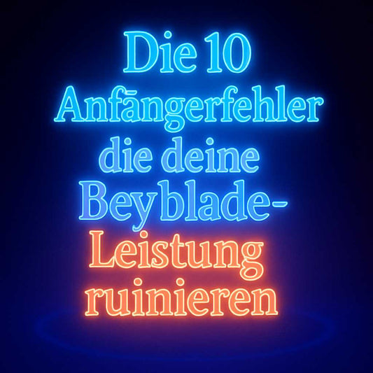 Les 10 Anfängerfehler, die deine Beyblade-Leistung ruinieren