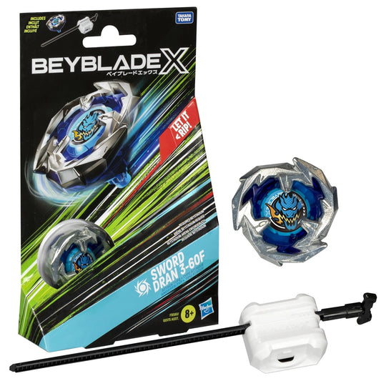 Beyblade X Sword Dran 3-60F - Starter Pack Komplett - Launcher + Kreisel - Neu OVP