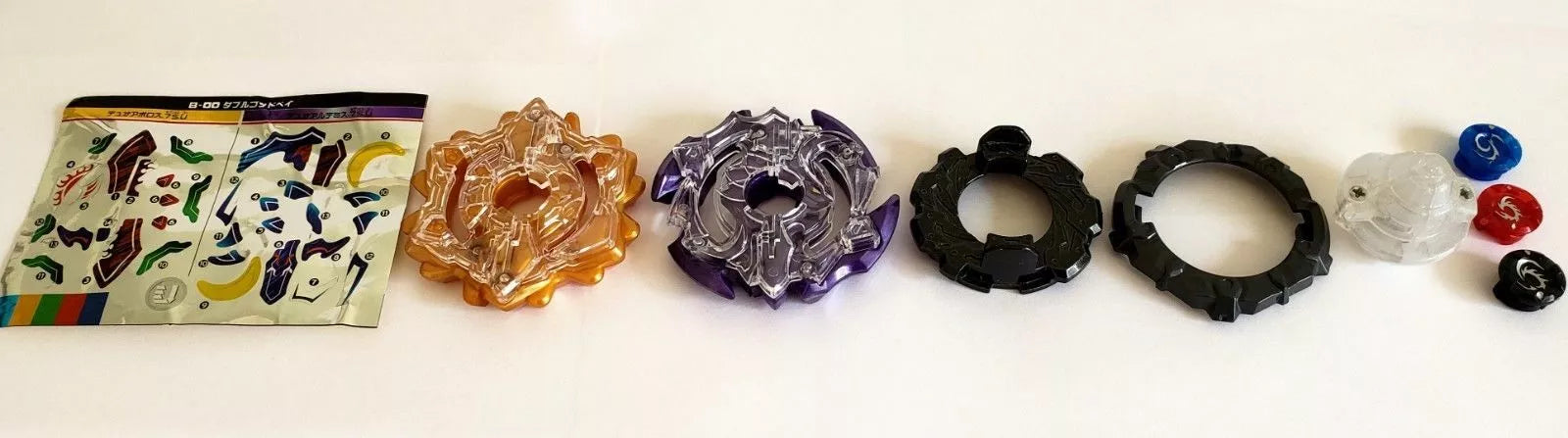  Duo Eclipse Double Layer God TOUPIE BEYBLADE BURST B-00 stickers